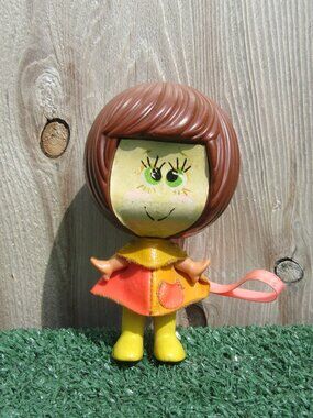 Vintage 1971 Mattel Silly Talk Ups Pull String Brunette Girl Doll Toy *WORKS*